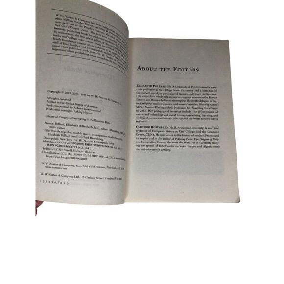 Worlds Together Worlds Apart A Companion Reader Third Edition Volume 2 Pollard - Picture 4 of 8